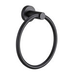 Imagen de Aro toallero negro mate Milano Dmc