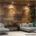 Imagen de Porcelanato para piso y pared Aroeira 24.5x100 cm Mate y Rectificado