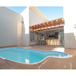 Imagen de Porcelanato para piso y pared madero Jatoba 24.5x100 cm Mate y rectificado