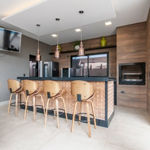 Imagen de Porcelanato para piso y pared madero Jatoba 24.5x100 cm Mate y rectificado