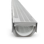 Imagen de Canaleta rejilla plástica 1 mt SMART HOME gris