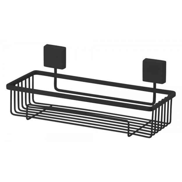 Imagen de ORGANIZADOR DE BAÑO NEGRO MATE