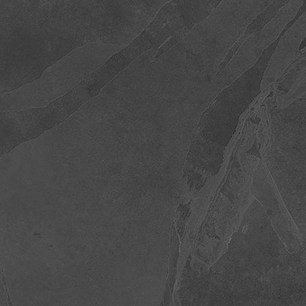 Imagen de Porcelanato para piso y pared Black Stone mate 92x92 cm Mate y rectificado