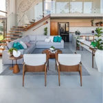 Imagen de Porcelanato para piso y pared Copan Off White 92x92 cm Mate y rectificado