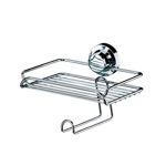 Imagen de SOPORTE PAPEL HIGIÉNICO Y PORTA OBJETOS  VENTOSA BZ