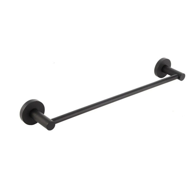 Imagen de Toallero barra negro mate Milano Dmc