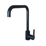 Imagen de Grifería de cocina Monocomando de mesada Milano Negro Mate