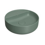 Imagen de Bacha de apoyo redonda 40 cm c/mesa verde salvia mate Deca