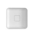 Imagen de Bacha de apoyo Cuadrada 30 cm blanca brillante Deca