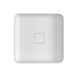 Imagen de Bacha de apoyo cuadrada 40 cm blanca brillante Deca