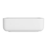 Imagen de Bacha de apoyo cuadrada 40 cm c/mesa blanca brillante Deca