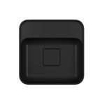 Imagen de Bacha de apoyo cuadrada 30 cm c/mesa negro mate Deca