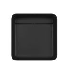 Imagen de Bacha de apoyo cuadrada 40 cm negro mate Deca