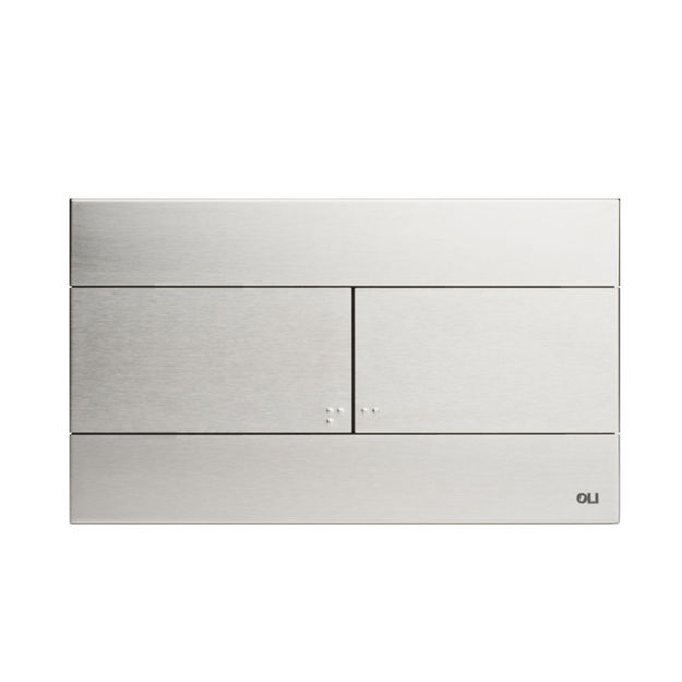 Imagen de Placa pulsador slim acero inox Oli