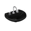 Imagen de Lavatorio Ravena negro 56x46cm grande
