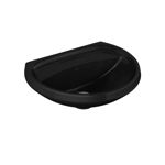 Imagen de Lavatorio Ravena negro 56x46cm grande