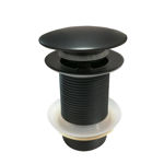 Imagen de Válvula lavatorio negro mate click clack 1.1/4 t/grande