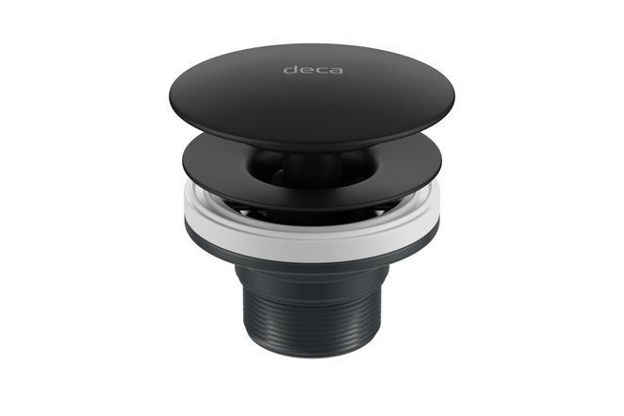 Imagen de Válvula de lavatorio bronce Deca negra mate