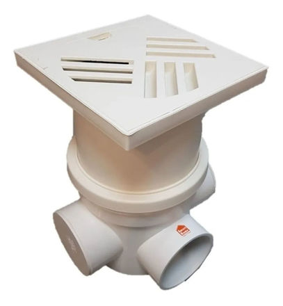 Imagen de Pileta de patio 25x25 4 bocas Reja SMART HOME