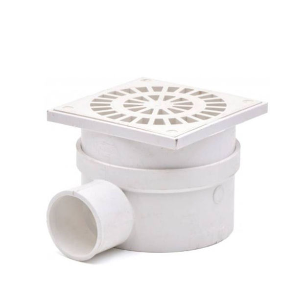 Imagen de Receptáculo ducha horizontal 10x10x40 UNIT blanca