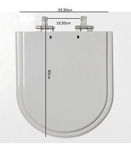 Imagen de Tapa de inodoro mdf blanco Fabribam Vogue Plus