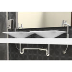 Imagen de Sifón extensible cromado doble Blukit