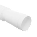 Imagen de Sifón para bidet plástico corrugado Blukit blanco