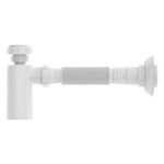 Imagen de Sifón botella para lavatorio 7/8" x 40mm blanco