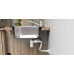 Imagen de Sifón botella para lavatorio 7/8" x 40mm blanco