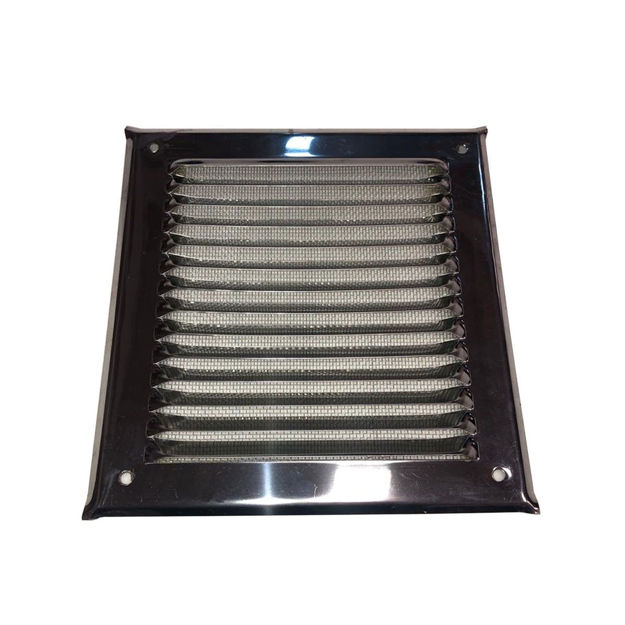 Imagen de Rejilla ventilación acero c/mosquitero 20x20cm