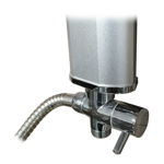 Imagen de Barral de ducha exterior sin grifería Negra