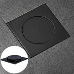 Imagen de Rejilla de piso click clack 10x10 negro mate