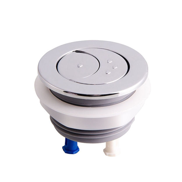 Imagen de Botón Superior cromado doble