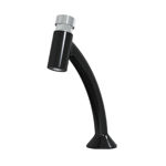 Imagen de Grifería de lavatorio temporizado curvo de mesada Blukit negro