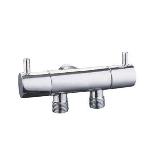 Imagen de Grifería para ducha higiénica con doble corte Cromado