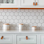 Imagen de Cerámica para pared Blanco Hexagonal Satinado