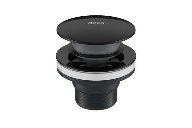 Imagen de Válvula de lavatorio bronce Deca negra Click