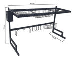 Imagen de Escurridor para pileta negro mate 86cm