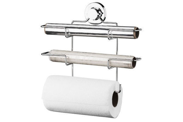 Imagen de SOPORTE PARA ROLLO TRIPLE CON VENTOSA