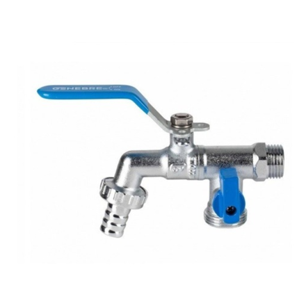 Imagen de Canilla esférica 1/2 x 3/4 doble salida GENEBRE