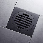 Imagen de Rejilla de piso 10x10 negro mate dmc