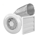 Imagen de Extractor ARKIT10 con veneciana y corrugado 100mm