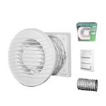 Imagen de Extractor ARKIT10 con veneciana y corrugado 100mm