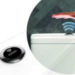 Imagen de Cisterna mochila Quadra/Axis dual con sensor blanco