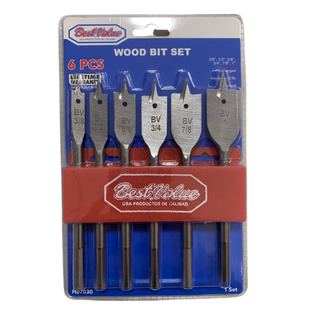 Imagen de JUEGO DE MECHAS PLANAS 6PZ