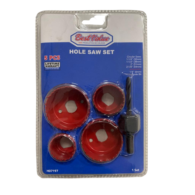 Imagen de JUEGO DE SIERRA COPA 5 PZ