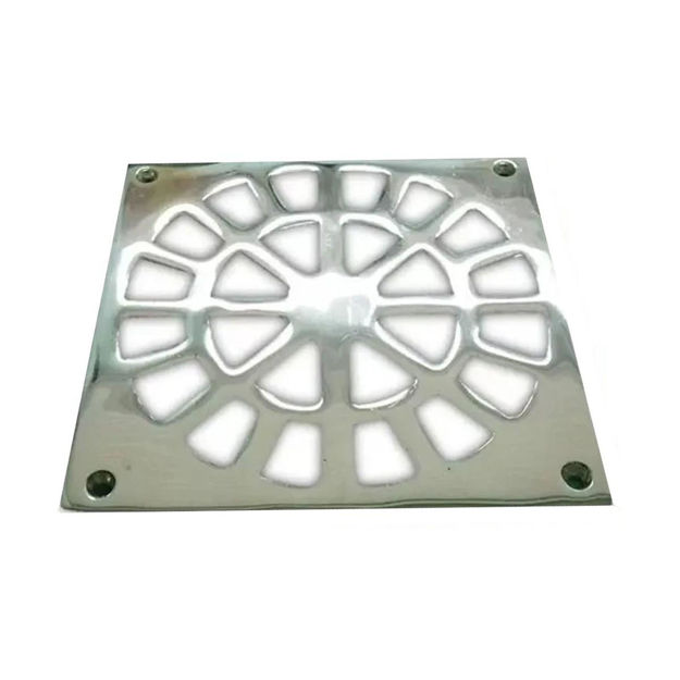 Imagen de Rejilla bronce cromada reposición reja 15x15 cm