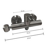 Imagen de Grifería de Ducha higiénica monocomando exterior Grafito