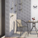 Imagen de Cerámica para pared Hexagonal Cemento Satinado