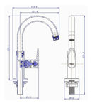 Imagen de Grifo cocina mesa ALLURE DECORE Rose Gold